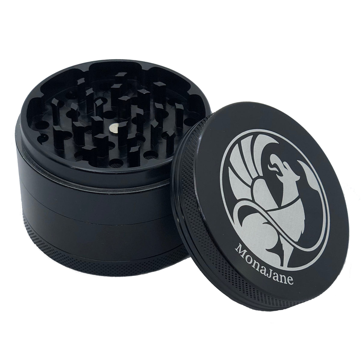 Aluminum Herb Crusher, Grinder Medium with Honey Dust Filter with