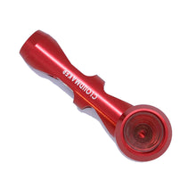MonaJane CloudMaker - Glass & Aircraft-Grade Aluminum Steamroller Pipe (RED)