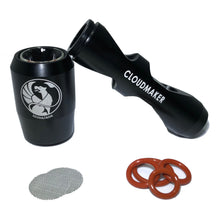 MonaJane CloudMaker - Glass & Aircraft-Grade Aluminum Steamroller Pipe (BLACK)