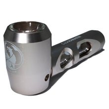 MonaJane CloudMaker [ELITE] - Glass & Aircraft-Grade Aluminum Steamroller Pipe (SILVER PUFF)