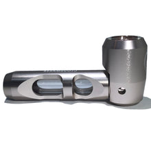 MonaJane CloudMaker [ELITE] - Glass & Aircraft-Grade Aluminum Steamroller Pipe (SILVER PUFF)